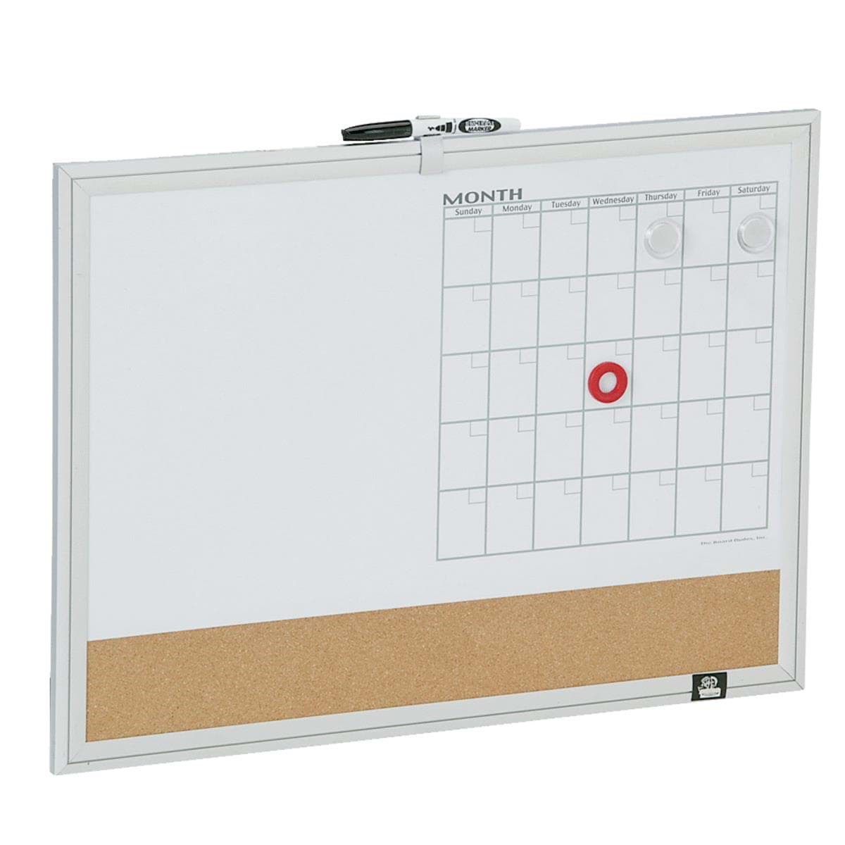 Picture of The Board Dudes 3-in-1 Magnetic Dry-Erase Board