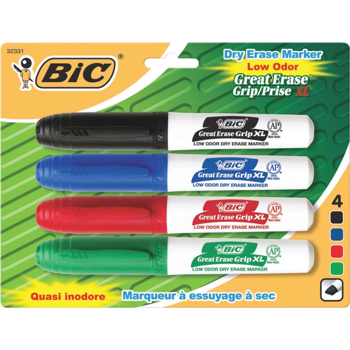 Picture of Bic Great Erase Grip Dry Erase Marker Assortment