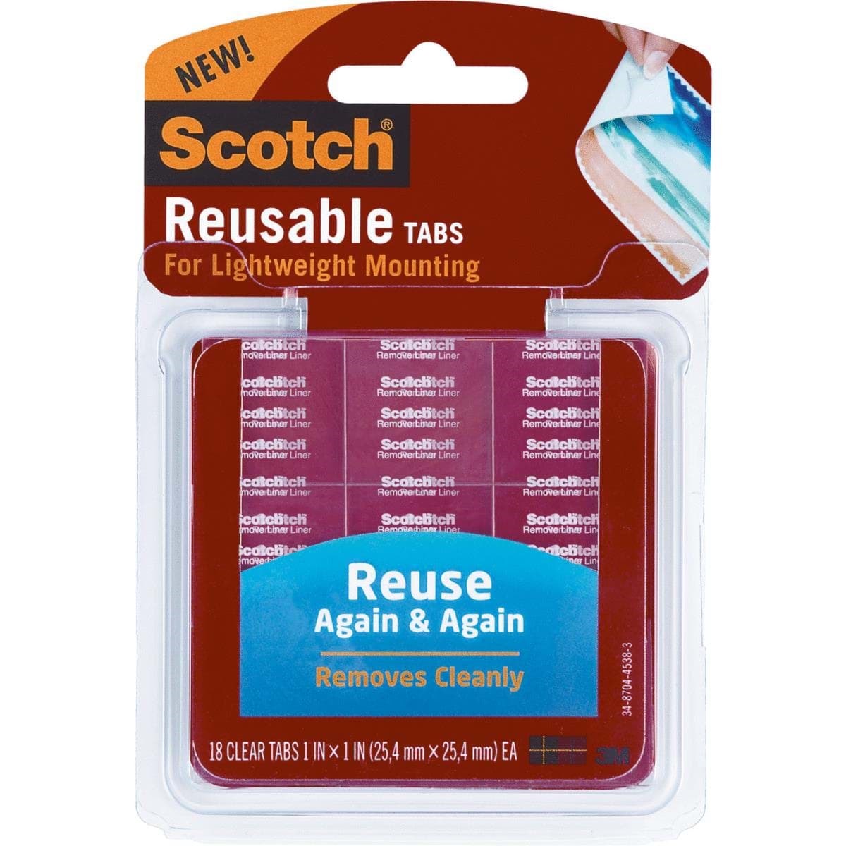 Picture of 3M Scotch Reusable Mounting Tabs