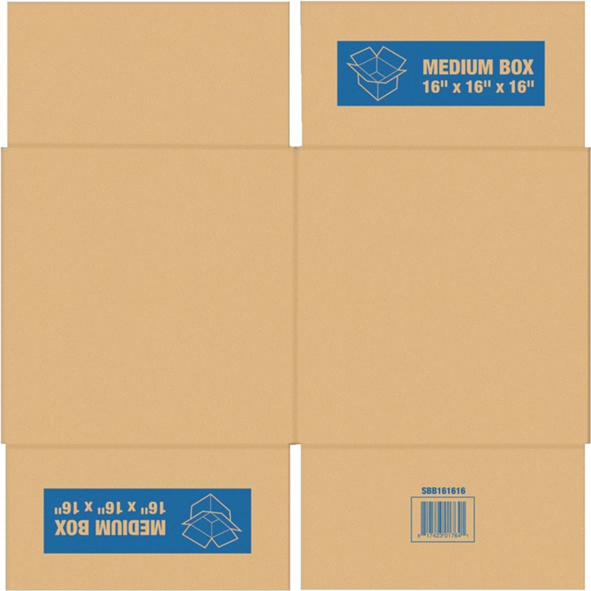 Picture of Square Built Cardboard Moving Box