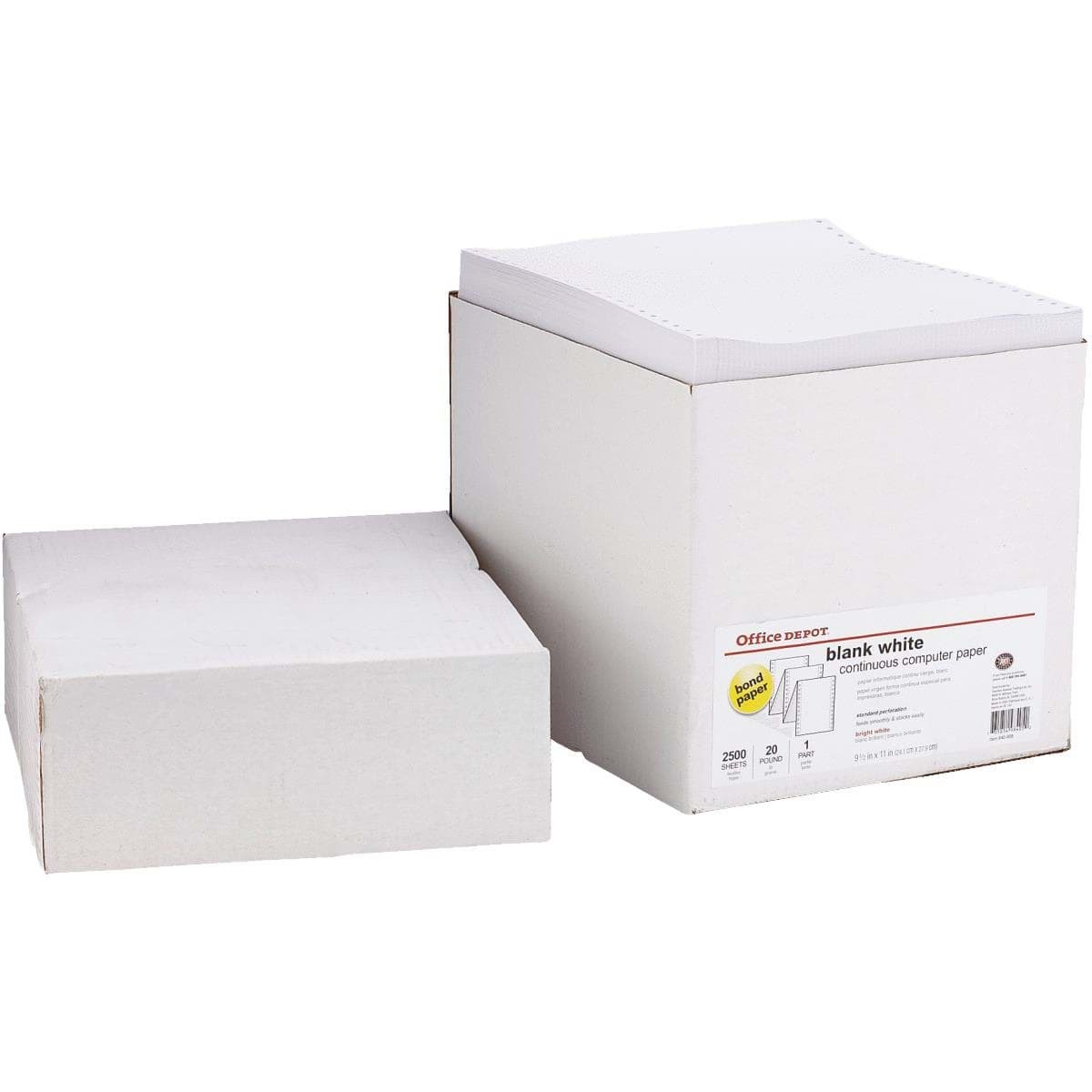 Picture of Staples Blank Computer Printer Paper