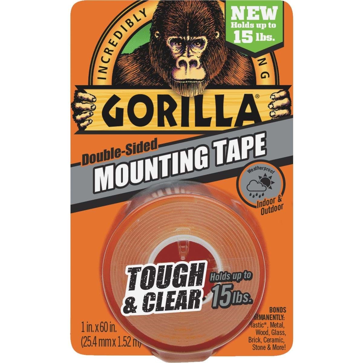 Picture of Gorilla Double-Sided Mounting Tape - Clear 15lbs