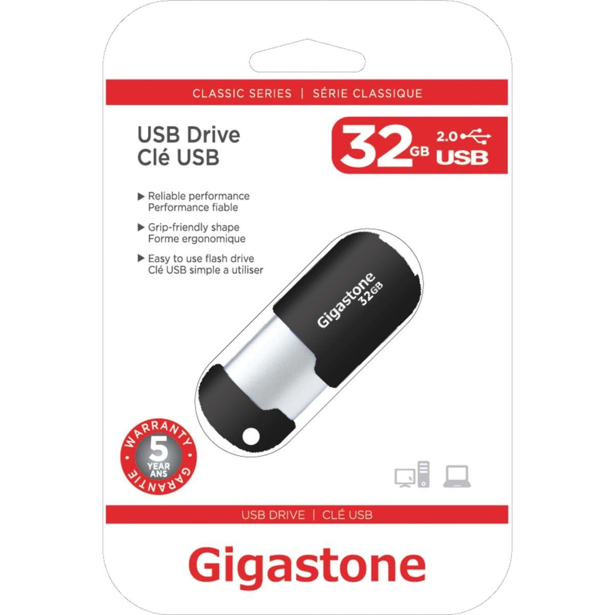 Picture of Gigastone Classic Series USB Flash Drive - 32gb