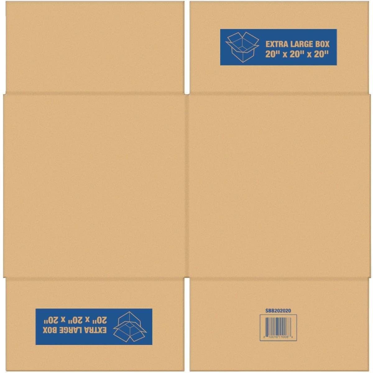 Picture of Square Built Cardboard Moving Box