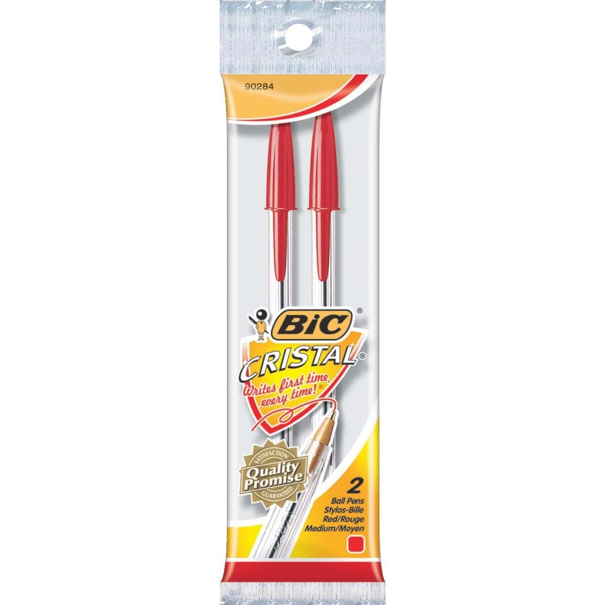 Picture of Bic Cristal Ball Pen - Red 2pk
