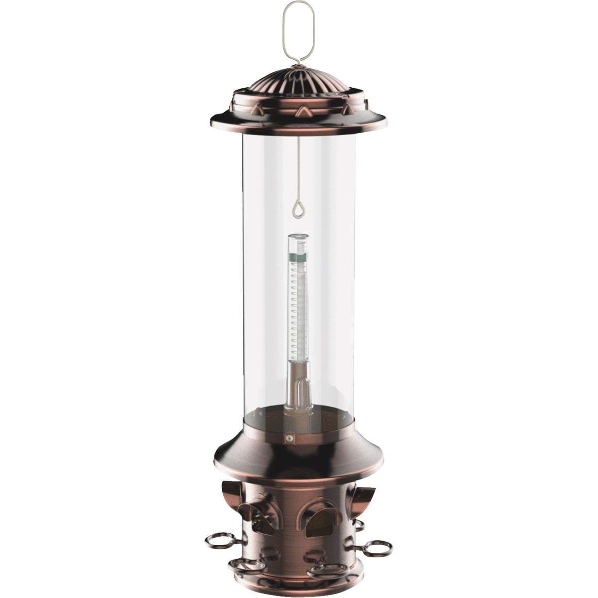 Picture of Squirrel X5 Copper Metal Tube Bird Feeder