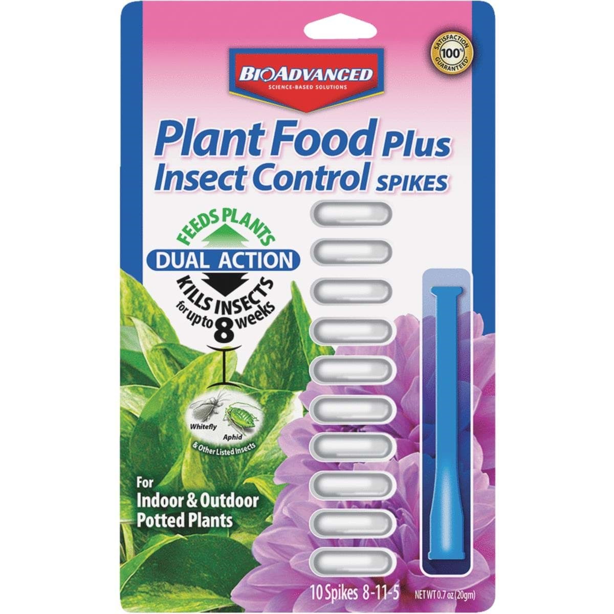 Picture of BioAdvanced Dual Action Insect Control Plus Fertilizer Spike