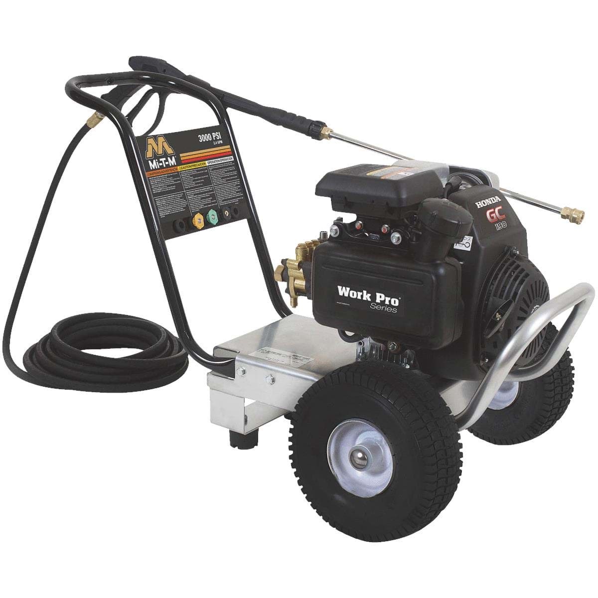 Picture of Mi-T-M Work Pro 3000 psi Honda Engine Cold Water Gas Pressure Washer