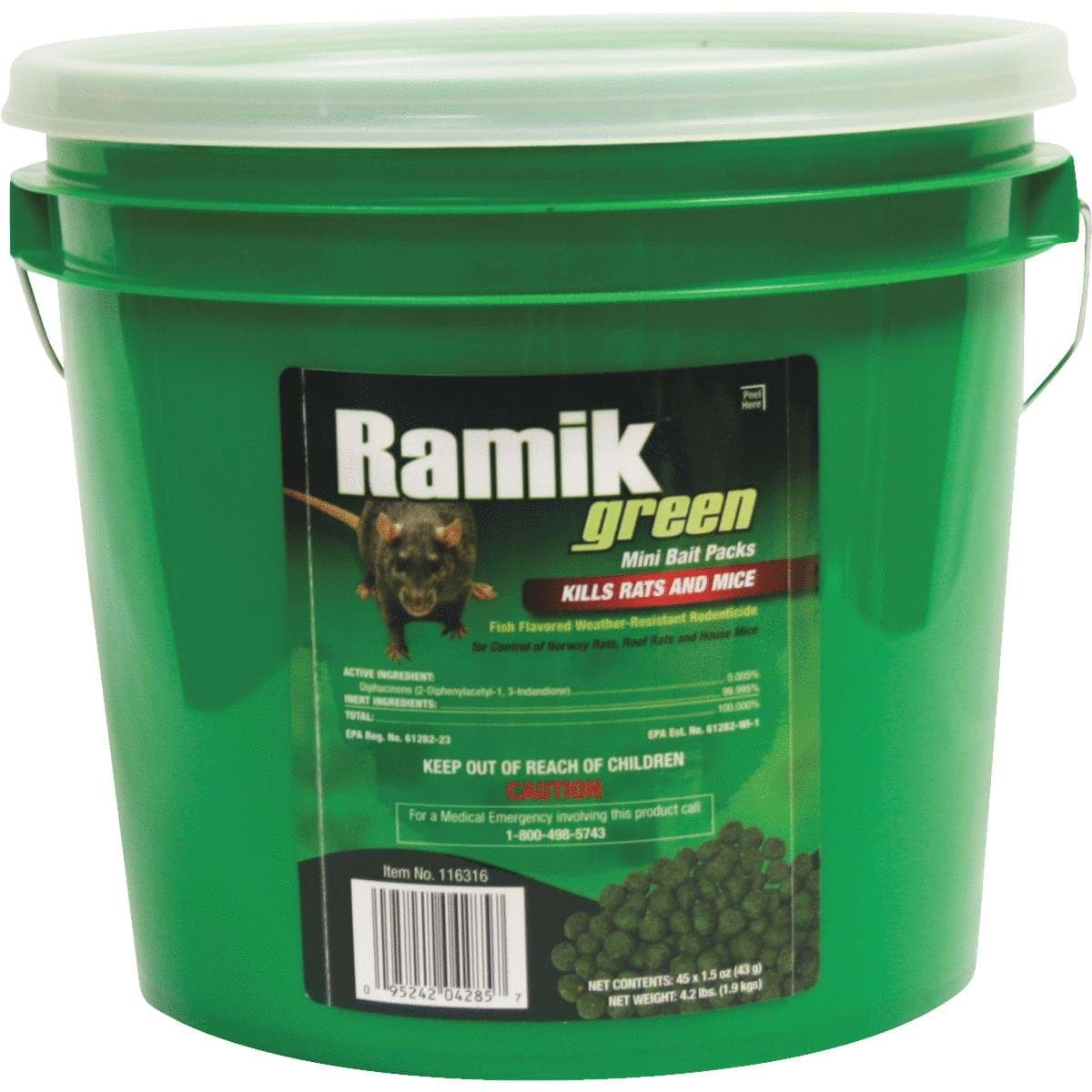 Picture of Ramik Green Rat And Mouse Poison Pellet Bait Packs