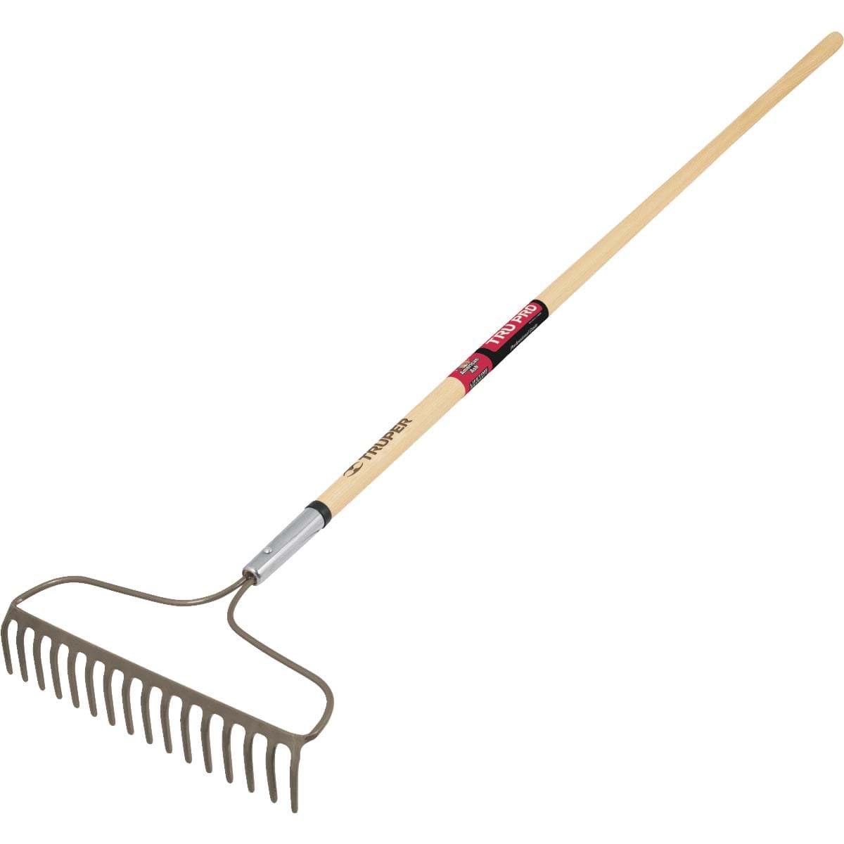 Picture of Truper Pro Forged Wood Handle Bow Garden Rake