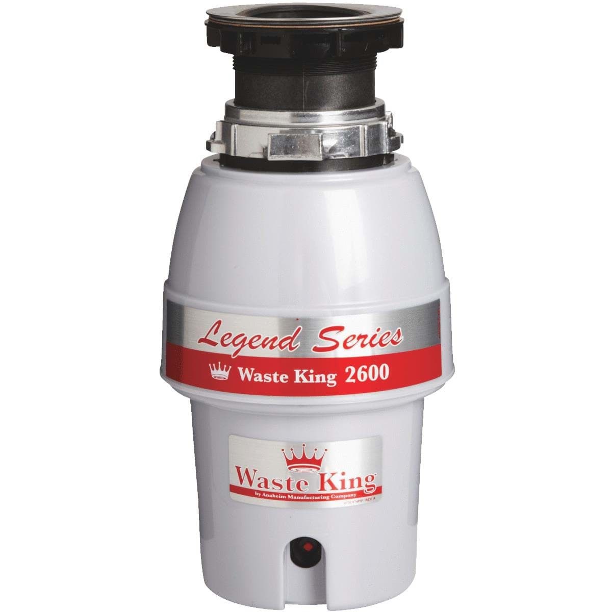 Picture of Waste King 1/2 HP Garbage Disposer 5 Year In-Home Service Warranty