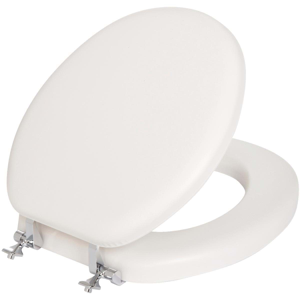 Picture of Mayfair Round Premium Soft Toilet Seat With Chrome Hinges