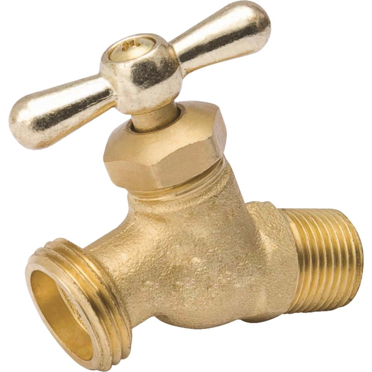Picture of B&K ProLine MIP X Male Hose Thread No-Kink Hose Bibb - 1/2" MIP x 3/4" MHT