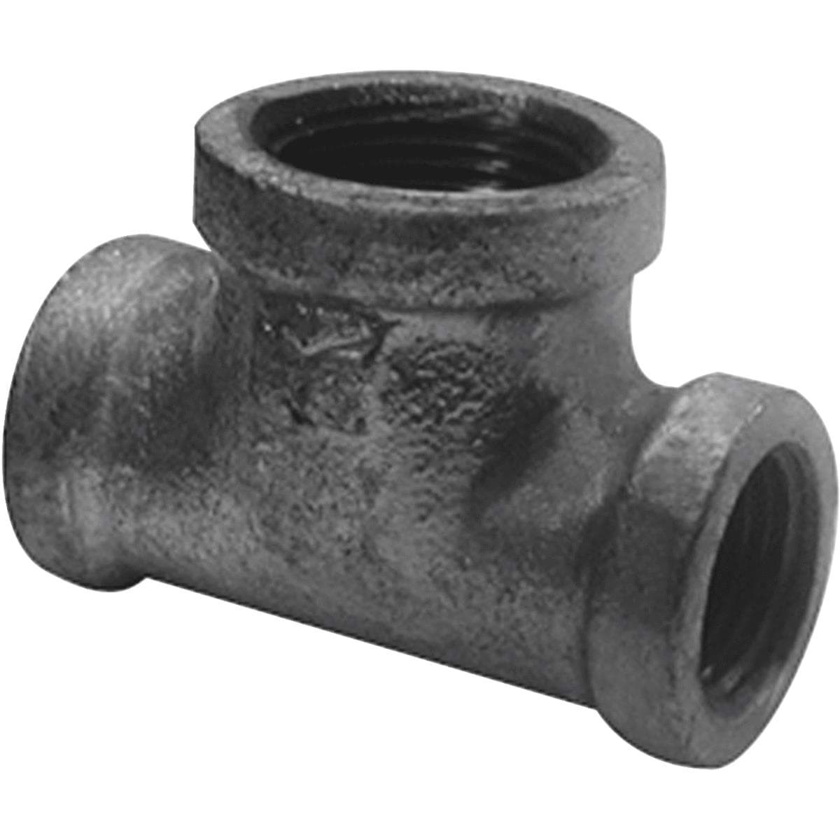 Picture of Black Reducing Tee - 3/4" A x 1/2" B x 3/4" C
