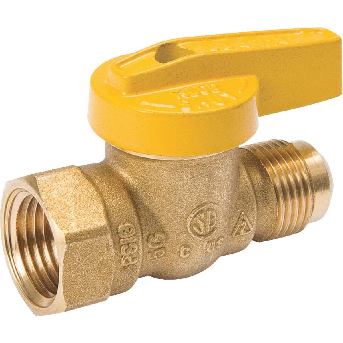 Picture of Flare X Female Gas Ball Valve - 1/2" Flare X 1/2" FIP