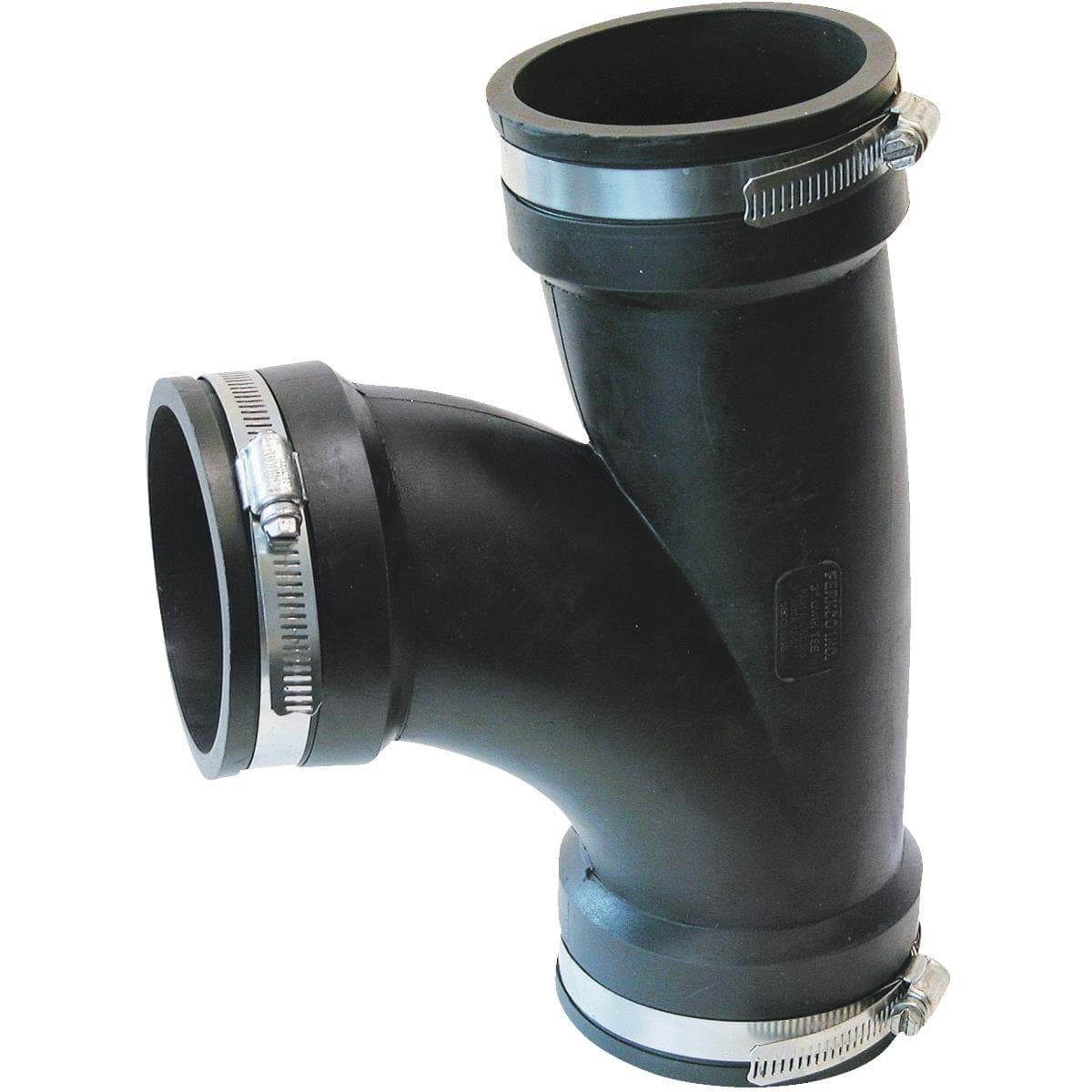 Picture of Fernco Flexible PVC Repair Tee - 4"