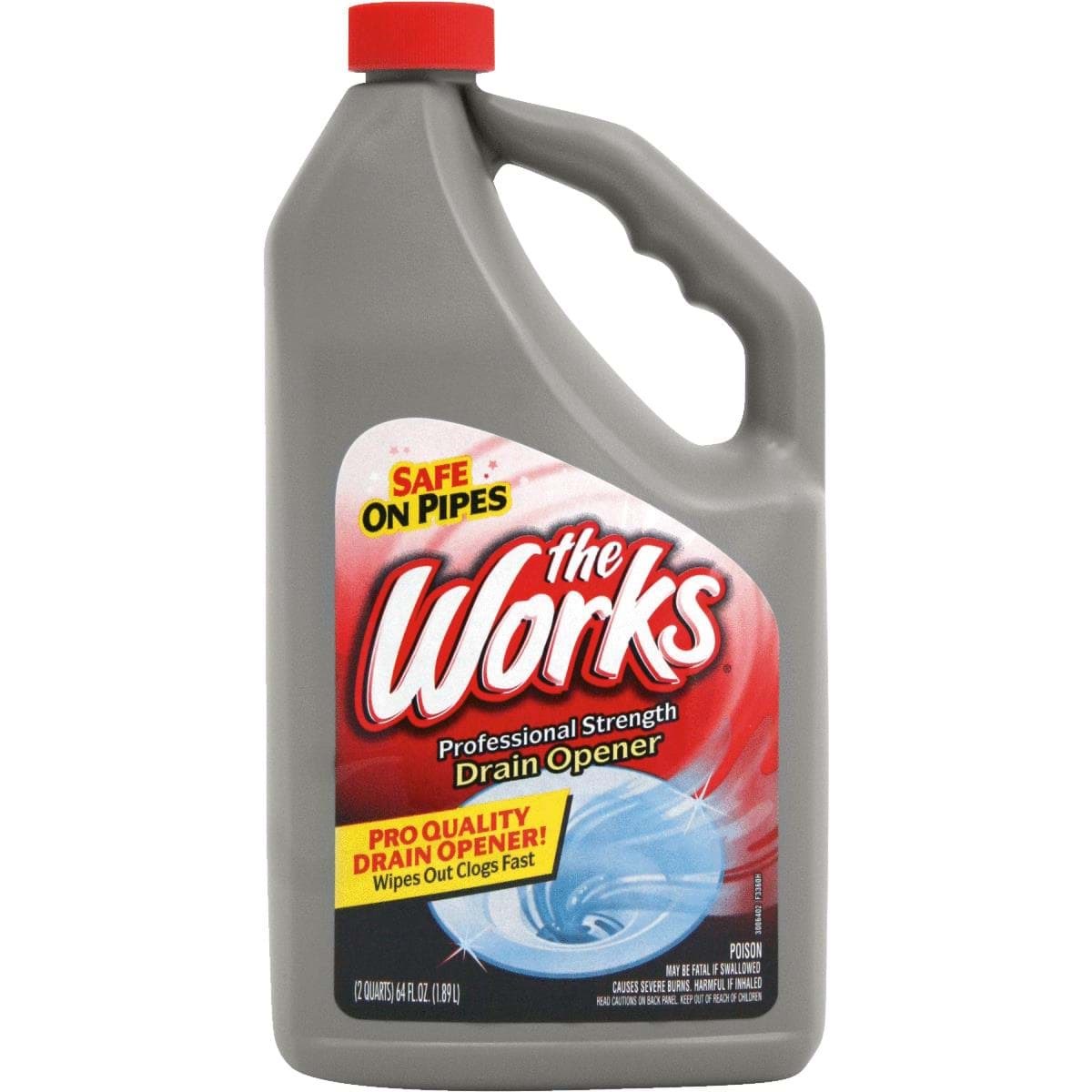 Picture of The Works Professional Strength Liquid Drain Cleaner Opener