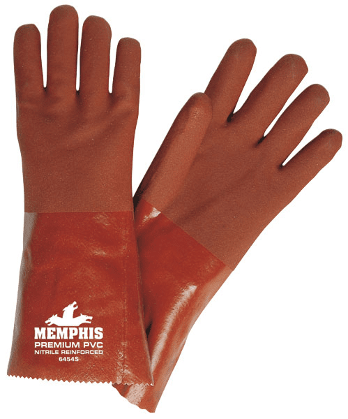 Picture of Glove Chemical PVC Acid/Caustic Red 14”