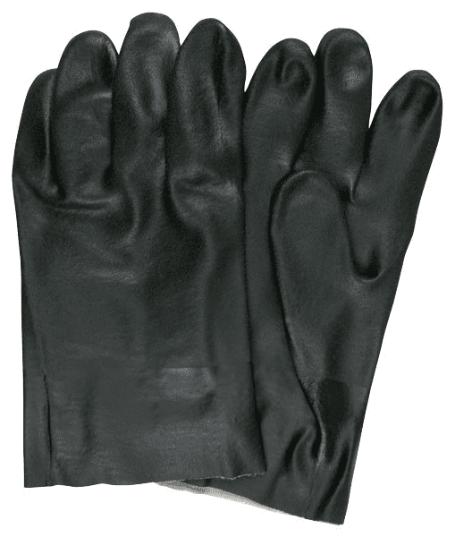 Picture of Glove Chemical PVC Rough Grip Black 10”