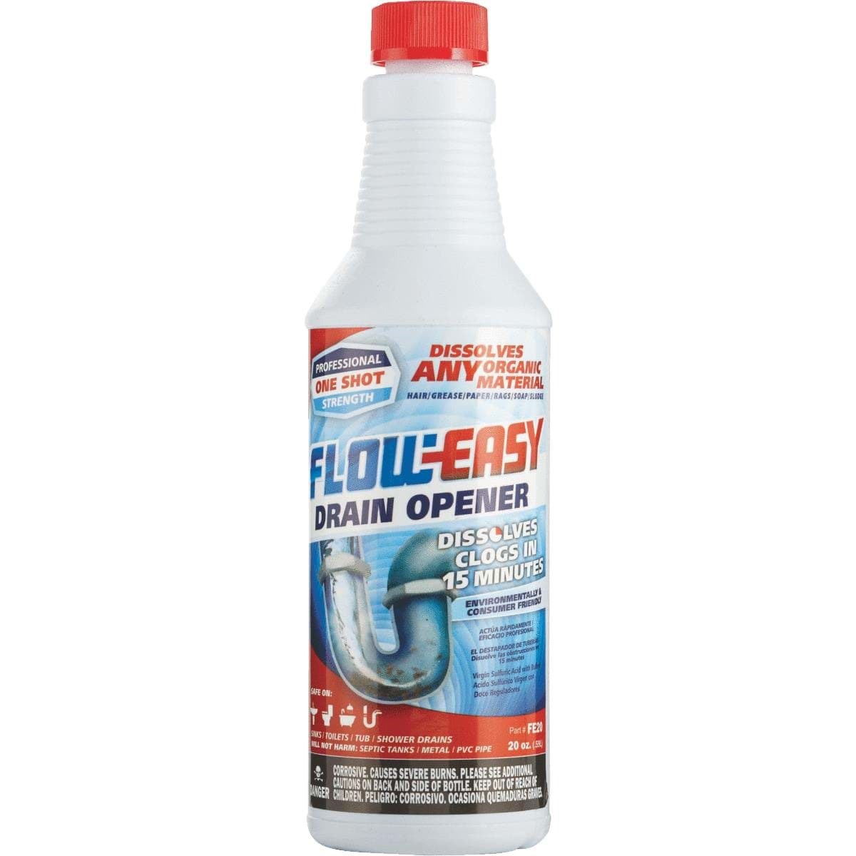 Picture of Flow-Easy Professional Liquid Drain Cleaner