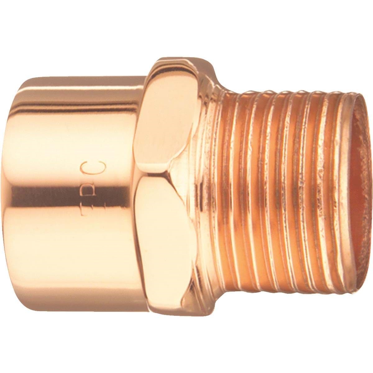 Picture of Elkhart Male Reducing Copper Adapter - 1/2" x 3/8"