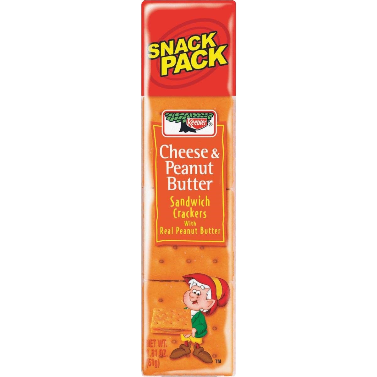 Picture of Keebler Cheese & Peanut Butter Sandwich Crackers
