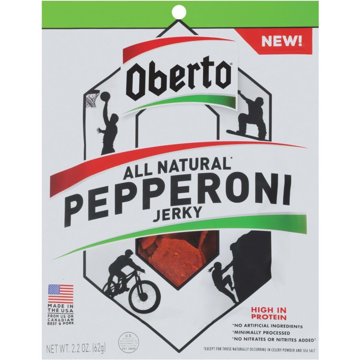Picture of Oberto All Natural Pepperoni Jerky