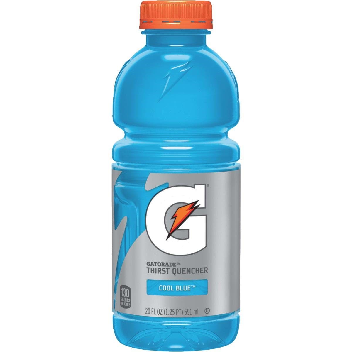 Picture of Gatorade 20 Oz. Wide Mouth Thirst Quencher Drink - Cool Blue