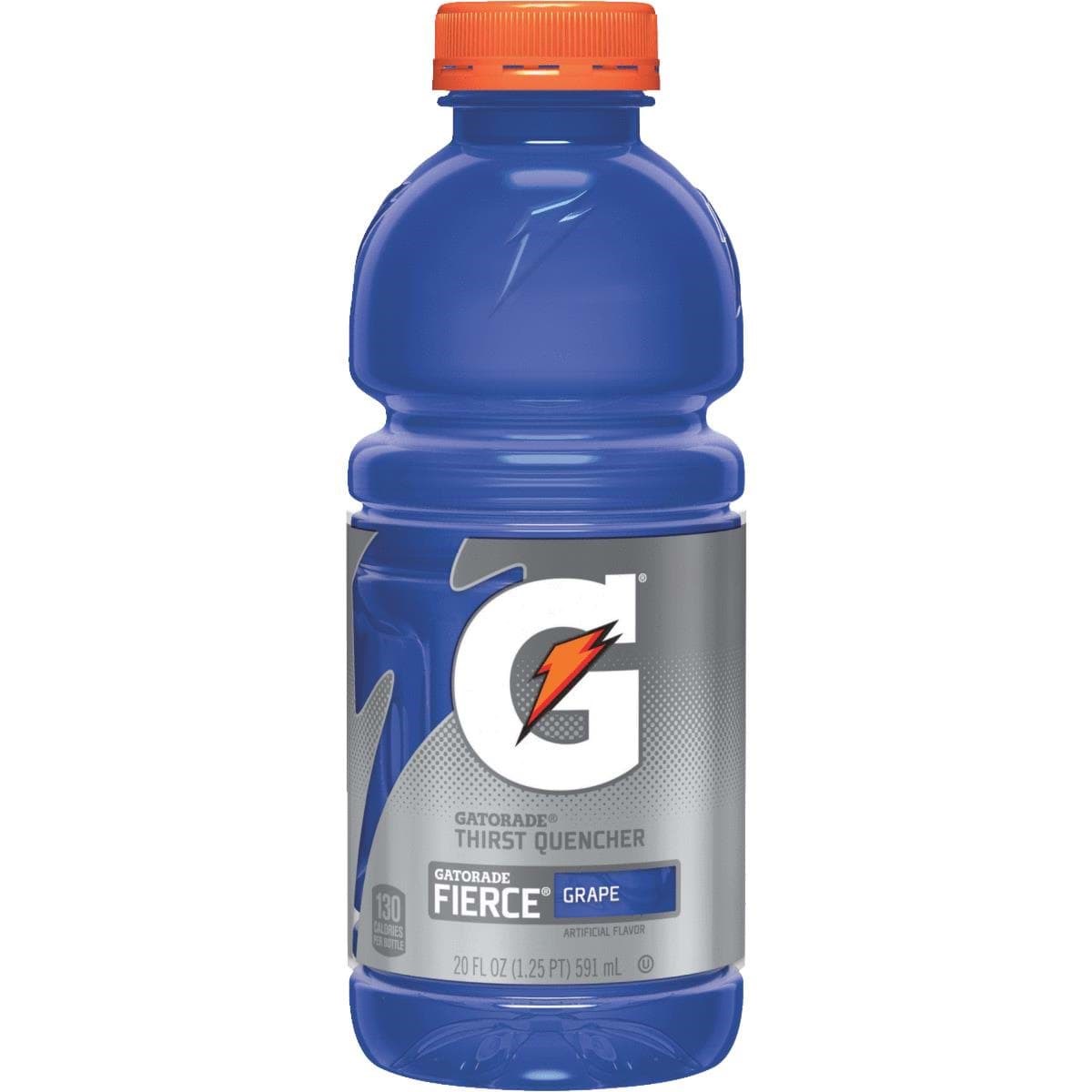 Picture of Gatorade 20 Oz. Wide Mouth Thirst Quencher Drink - Grape