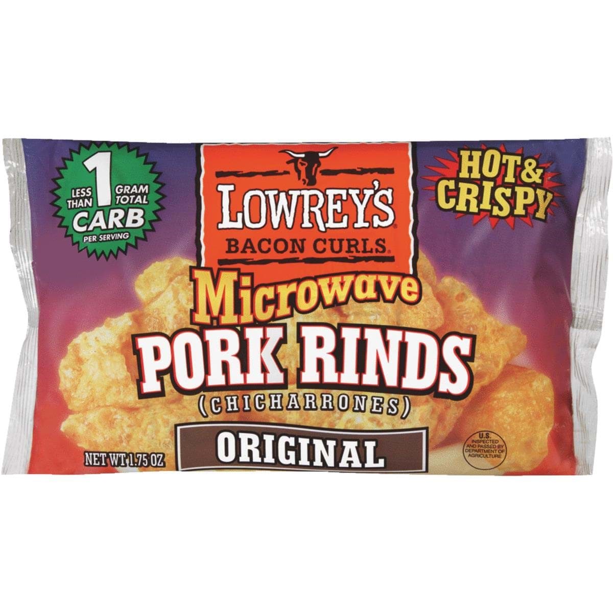Picture of Lowrey's Bacon Curls Microwave Pork Rinds