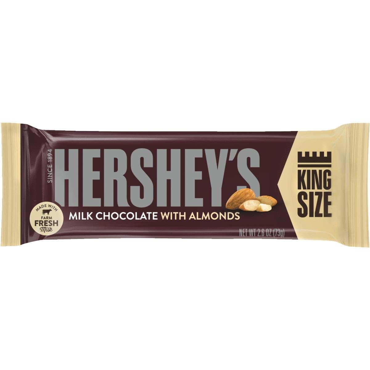 Picture of Hershey's Milk Chocolate With Almonds Candy Bar