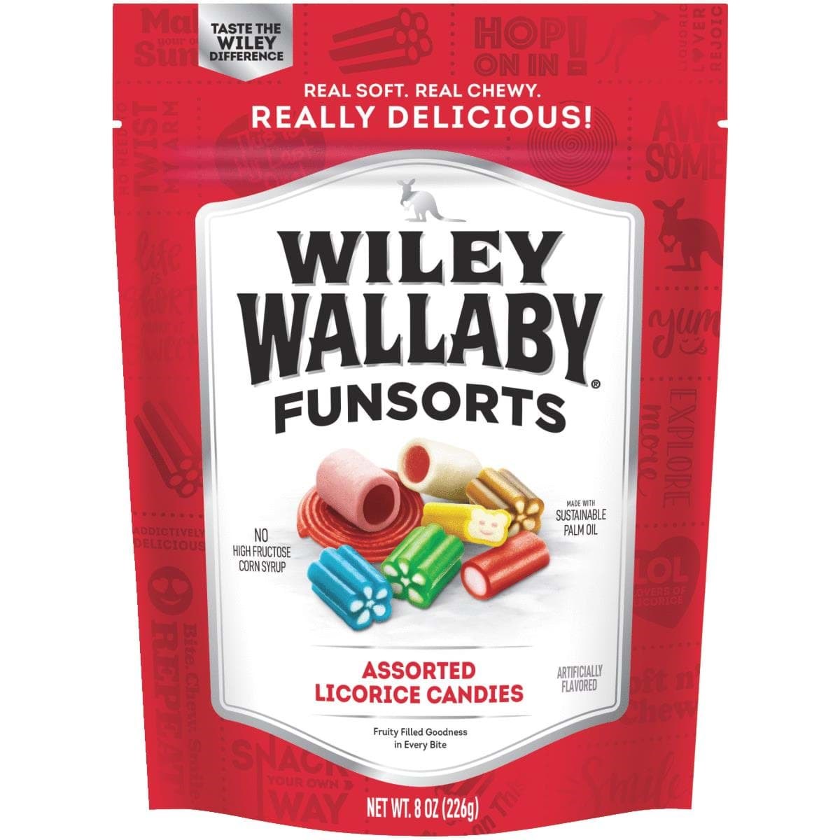 Picture of Kenny's Wiley Wallaby Funsorts Licorice