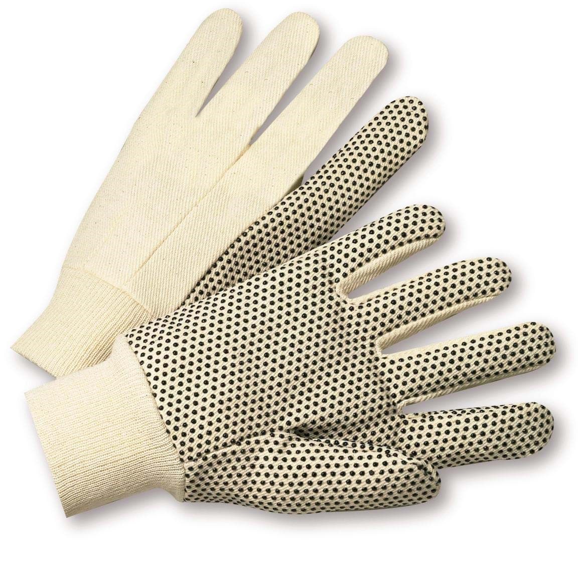 Picture of Glove Cotton White w/ Dot Black 