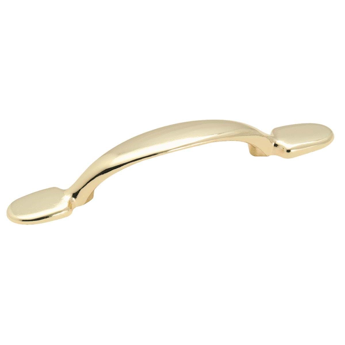 Picture of Amerock Allison 3 In. Center Polished Brass Cabinet Pull