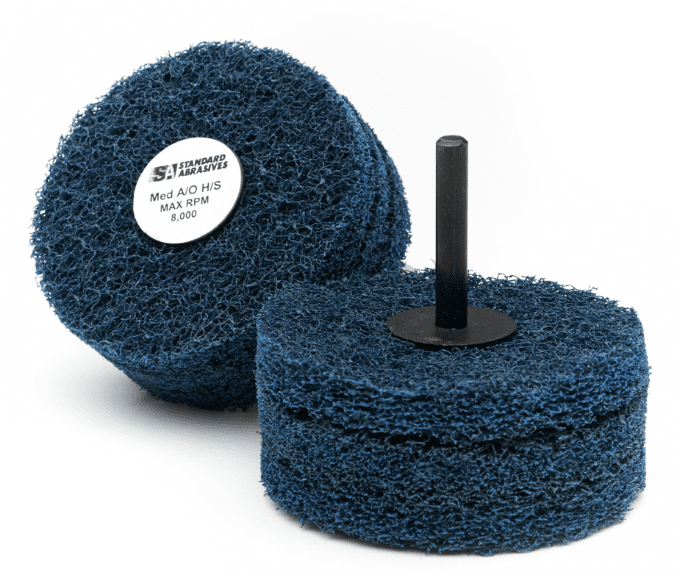 Picture of Buff & Blend Wheel w/ Stem 2ply Standard - 3"hs