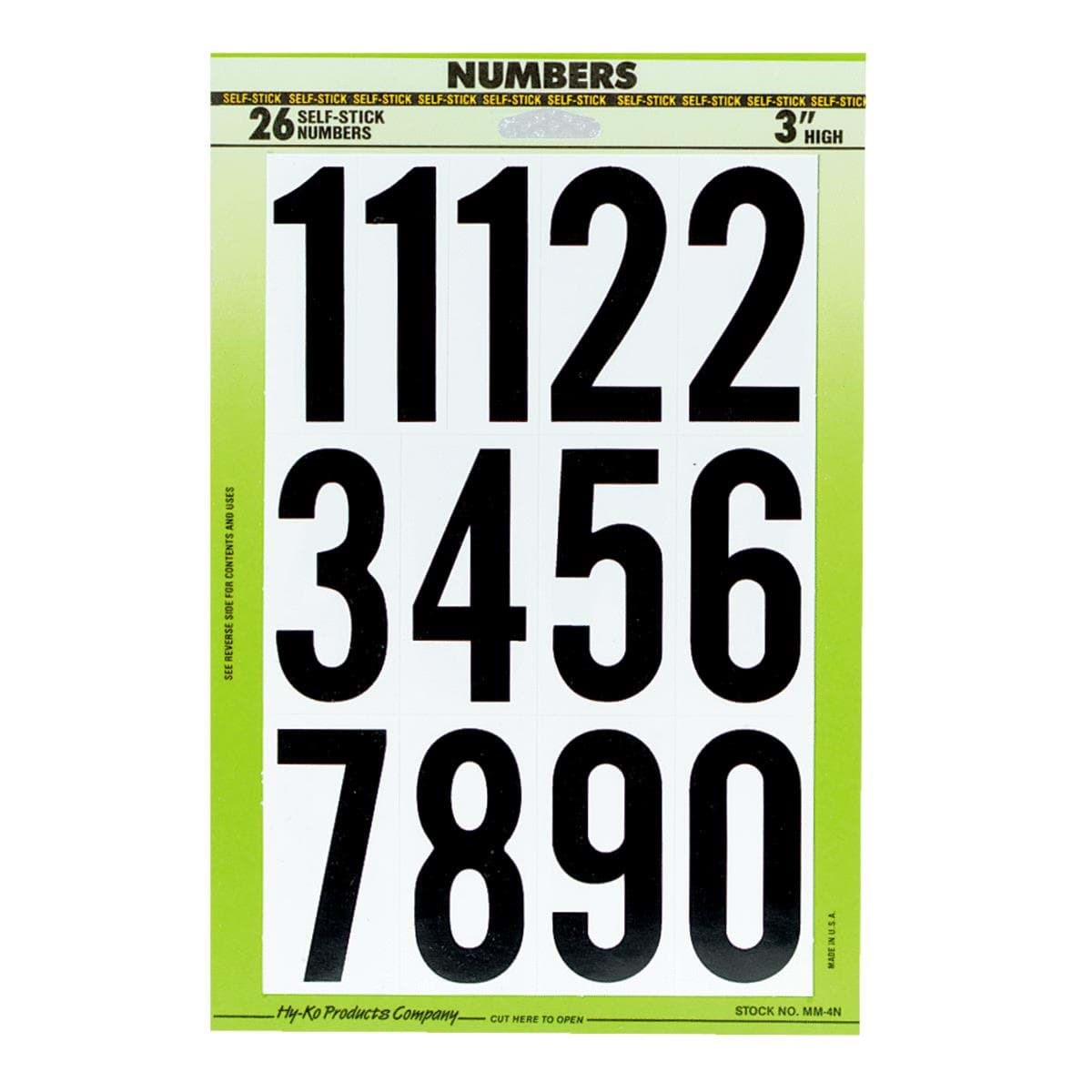 Picture of Hy-Ko Boat Number And Letter Assortment