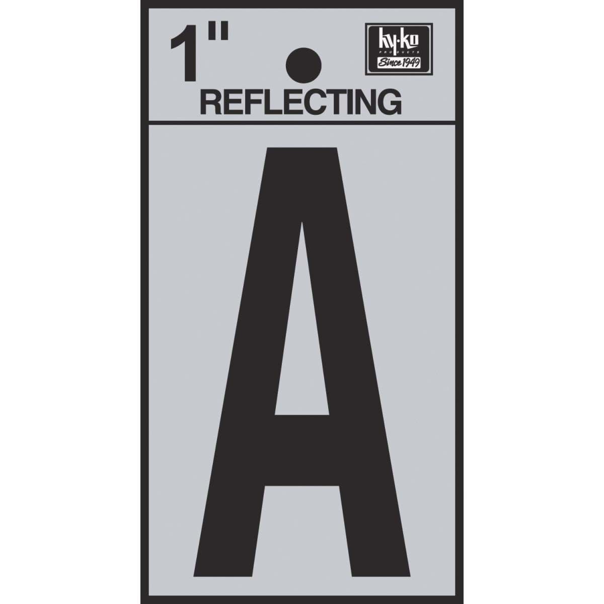 Picture of Hy-Ko 1 In. Reflective Letters