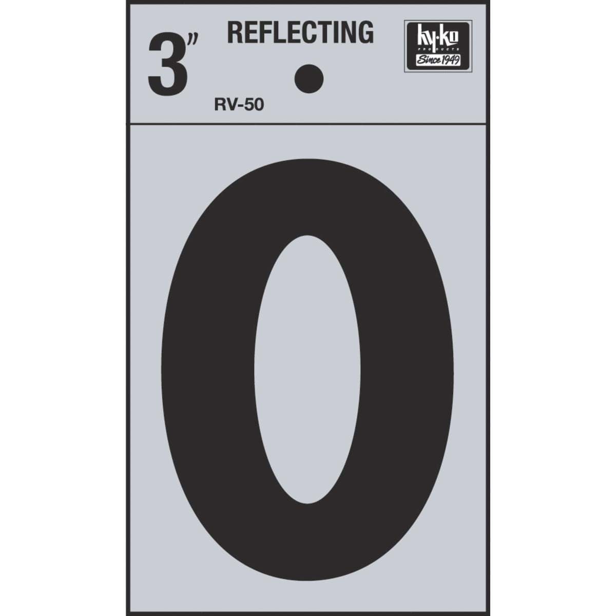 Picture of Hy-Ko 3 In. Reflective Numbers