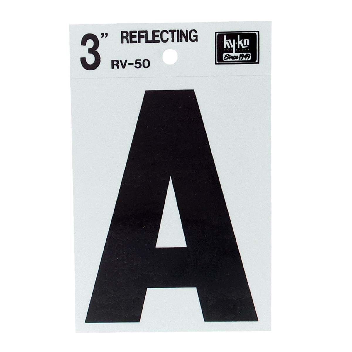 Picture of Hy-Ko 3 In. Reflective Letters