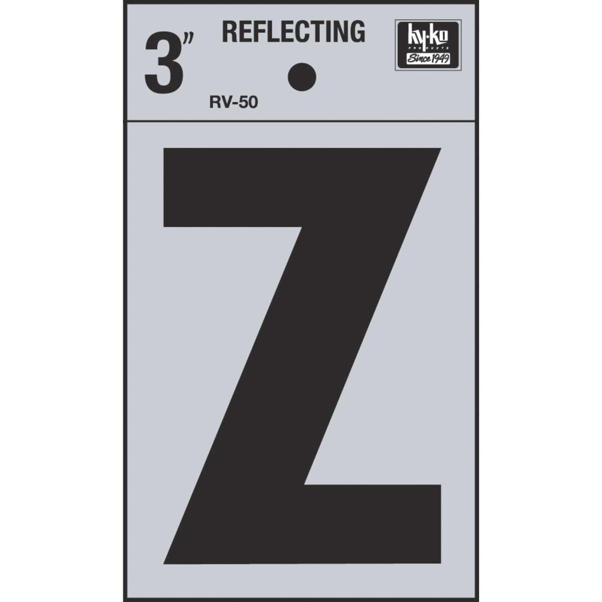 Picture of Hy-Ko 3 In. Reflective Letters