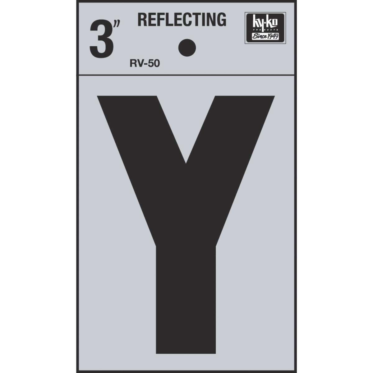Picture of Hy-Ko 3 In. Reflective Letters