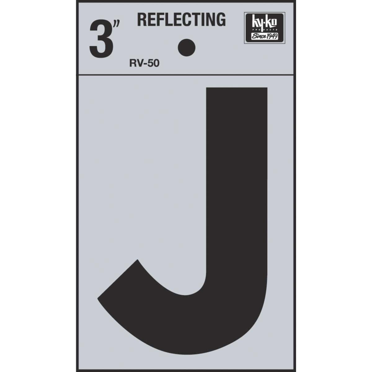 Picture of Hy-Ko 3 In. Reflective Letters