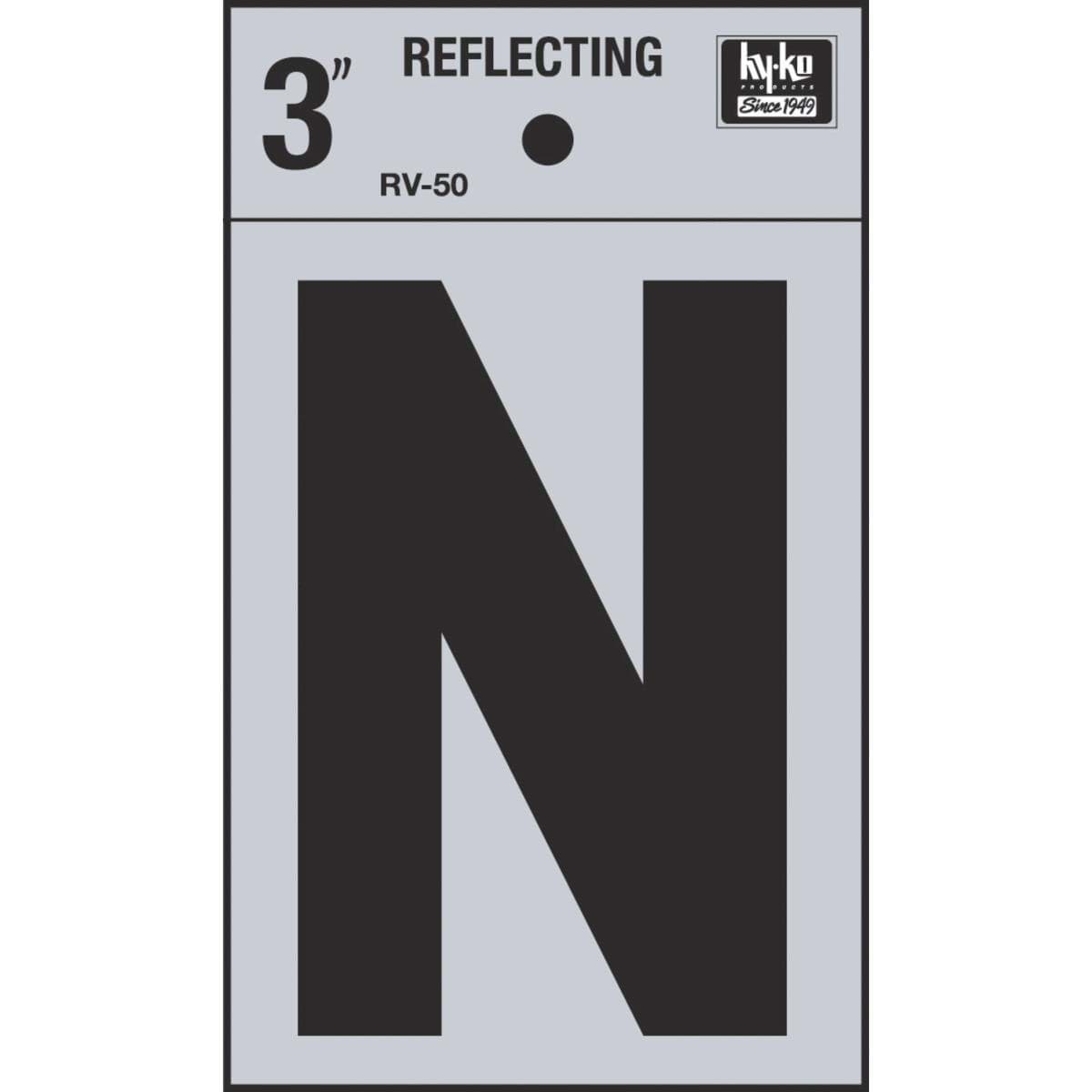 Picture of Hy-Ko 3 In. Reflective Letters