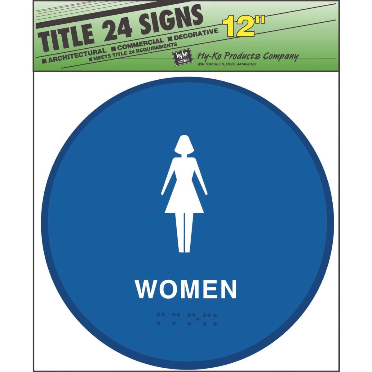 Picture of Hy-Ko Restroom Sign