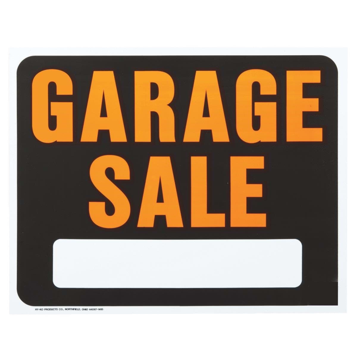 Picture of Hy-Ko Garage/Yard Sale Sign