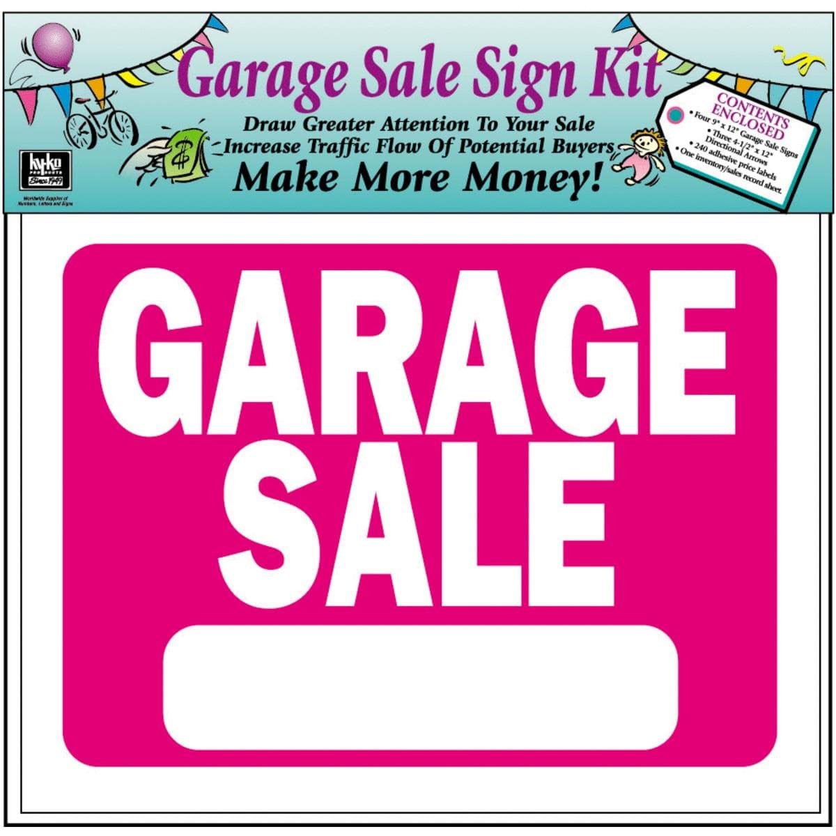 Picture of Hy-Ko Garage Sale Sign Kit