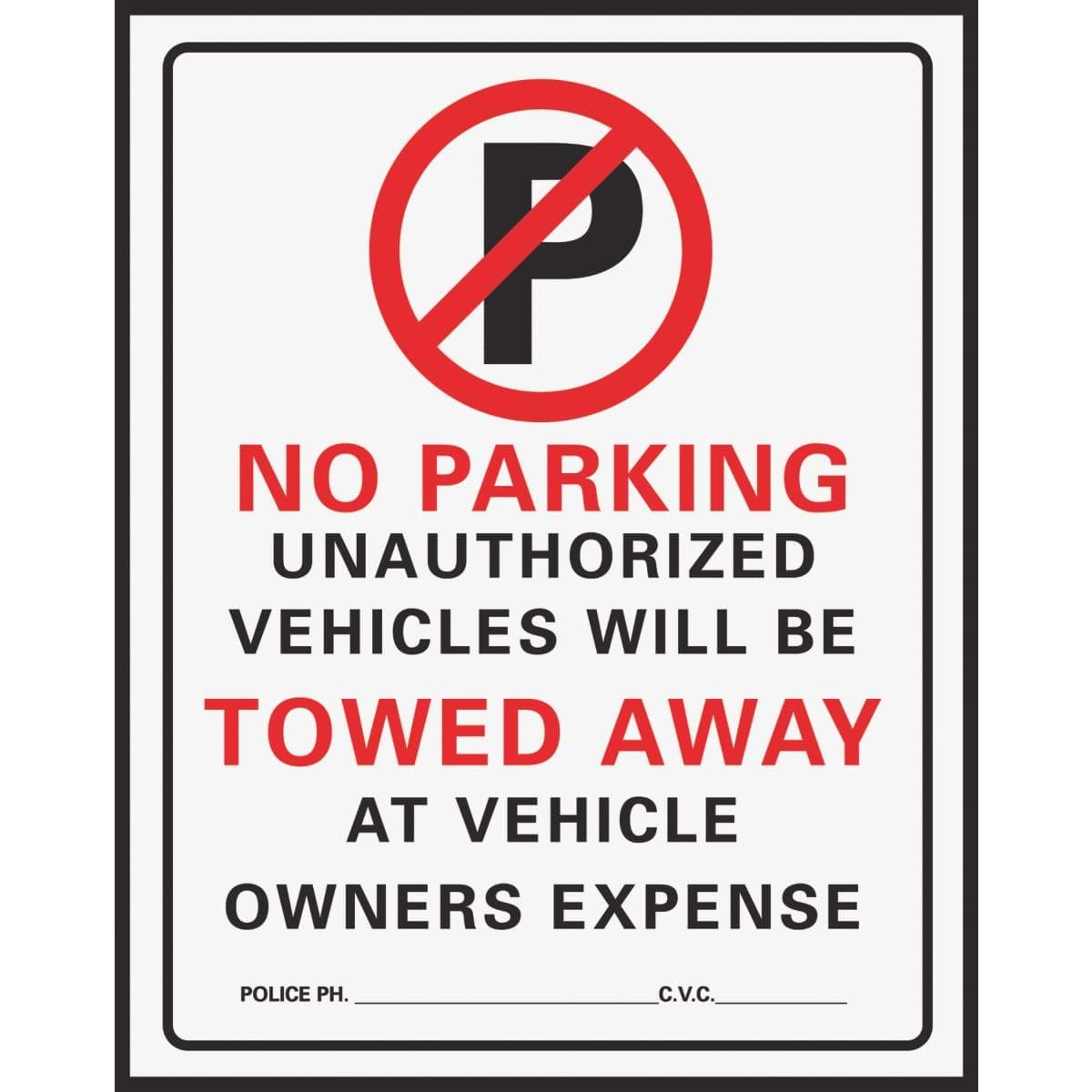 Picture of Hy-Ko No Parking Sign