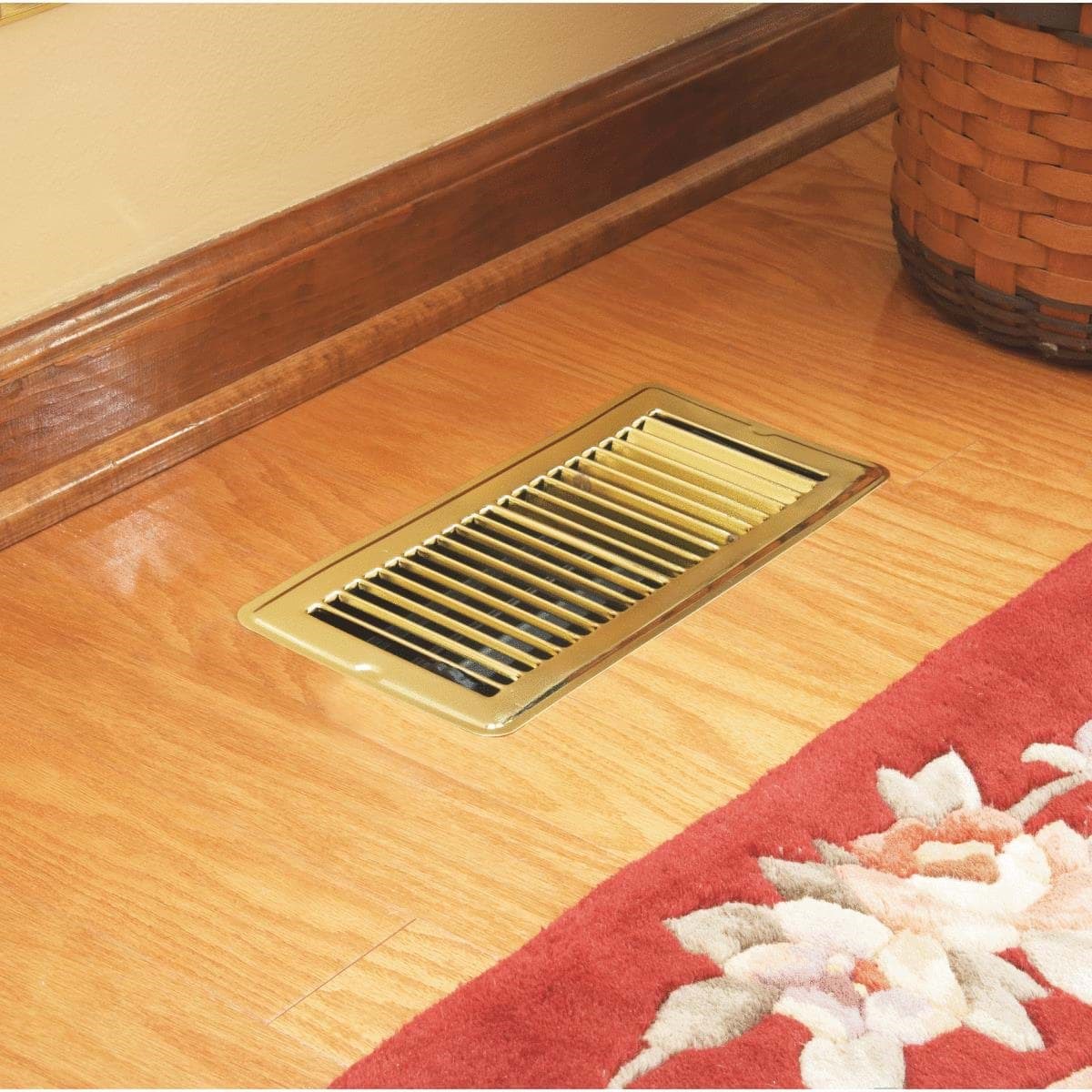 Picture of Home Impressions Stamped Brass Floor Register, Picture 2