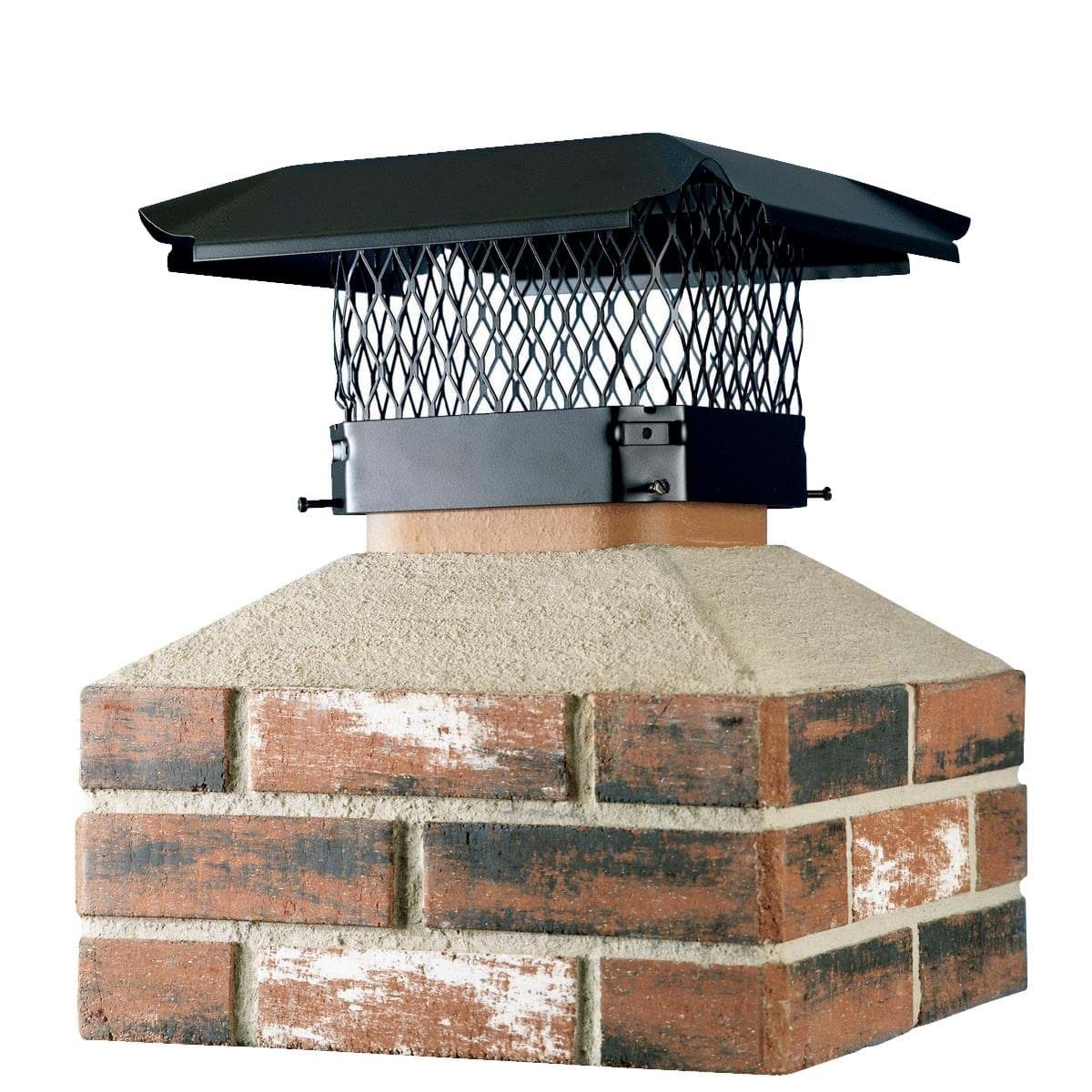 Picture of Shelter Black Galvanized Chimney Cap