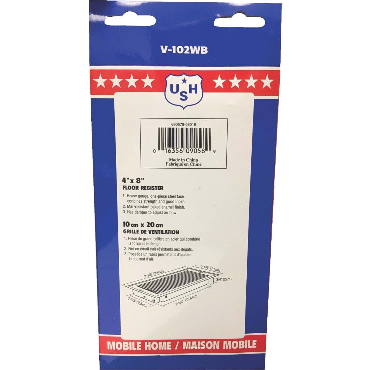 Picture of United States Hardware Floor Register, Picture 3